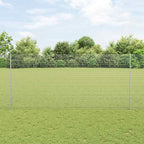 Recinzione in rete saldata con palo 25 x 1,4 m - Acciaio zincato