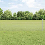 Recinzione in rete saldata zincata 50 x 0,5 m con pali