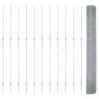 Recinzione in rete saldata con palo 50 x 1 m (profondità x altezza)
