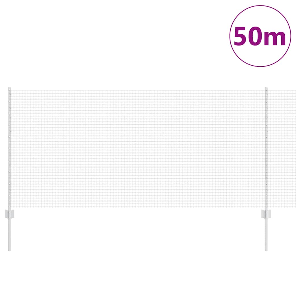 Recinzione in rete saldata con palo 50 x 1 m (profondità x altezza)
