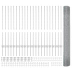 Recinzione in rete saldata zincata 50 x 1 m