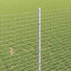 Recinzione in rete saldata zincata 50 x 1 m con pali
