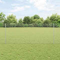 Recinzione in rete saldata zincata 50 x 1 m con pali
