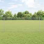 Recinzione in rete saldata zincata 50 x 1 m con pali