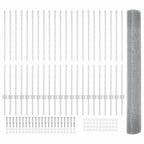 Recinzione in rete saldata con palo 50 x 1,2 m - Acciaio zincato