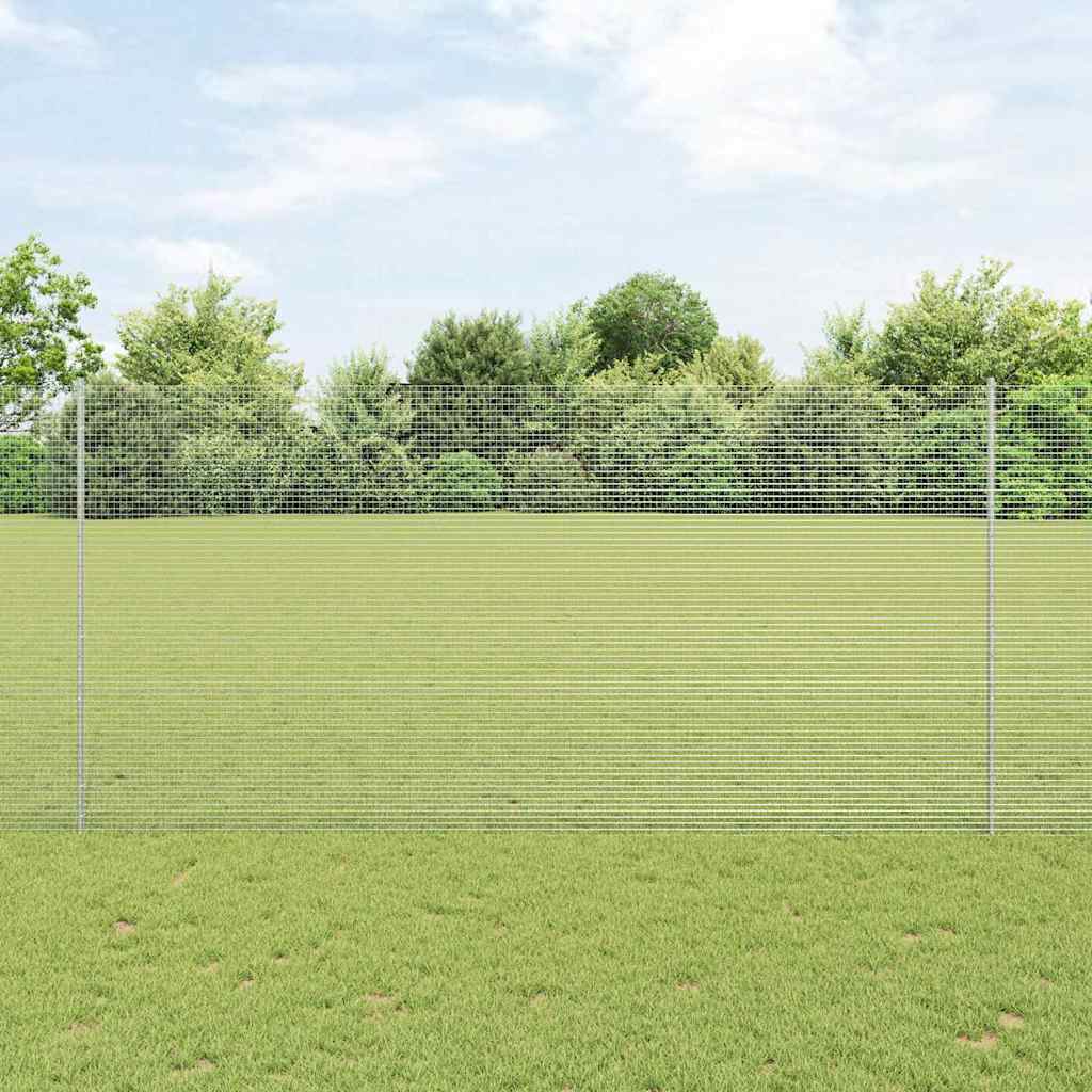 Recinzione in rete saldata con palo 50 x 1,5 m - Acciaio zincato