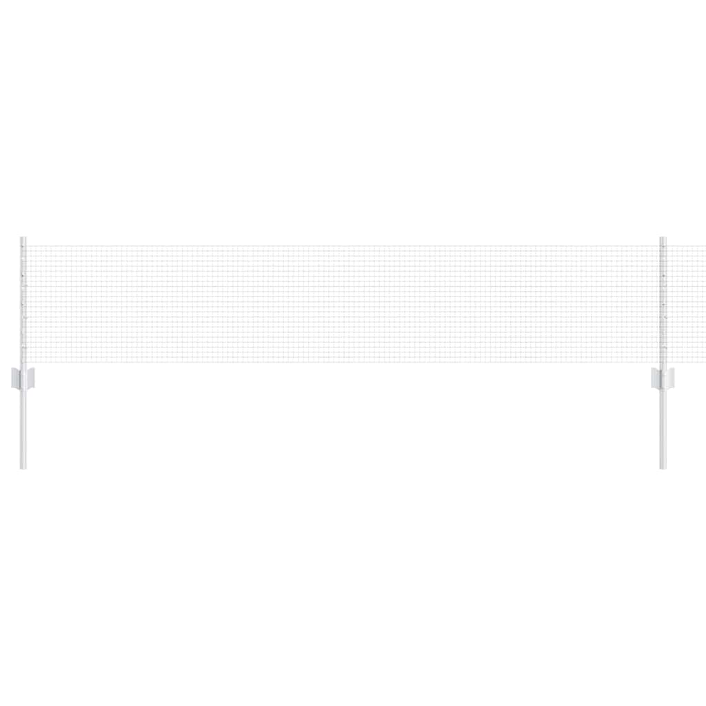 Recinzione in rete saldata con palo 100 x 0,4 m (L x H) - Acciaio zincato