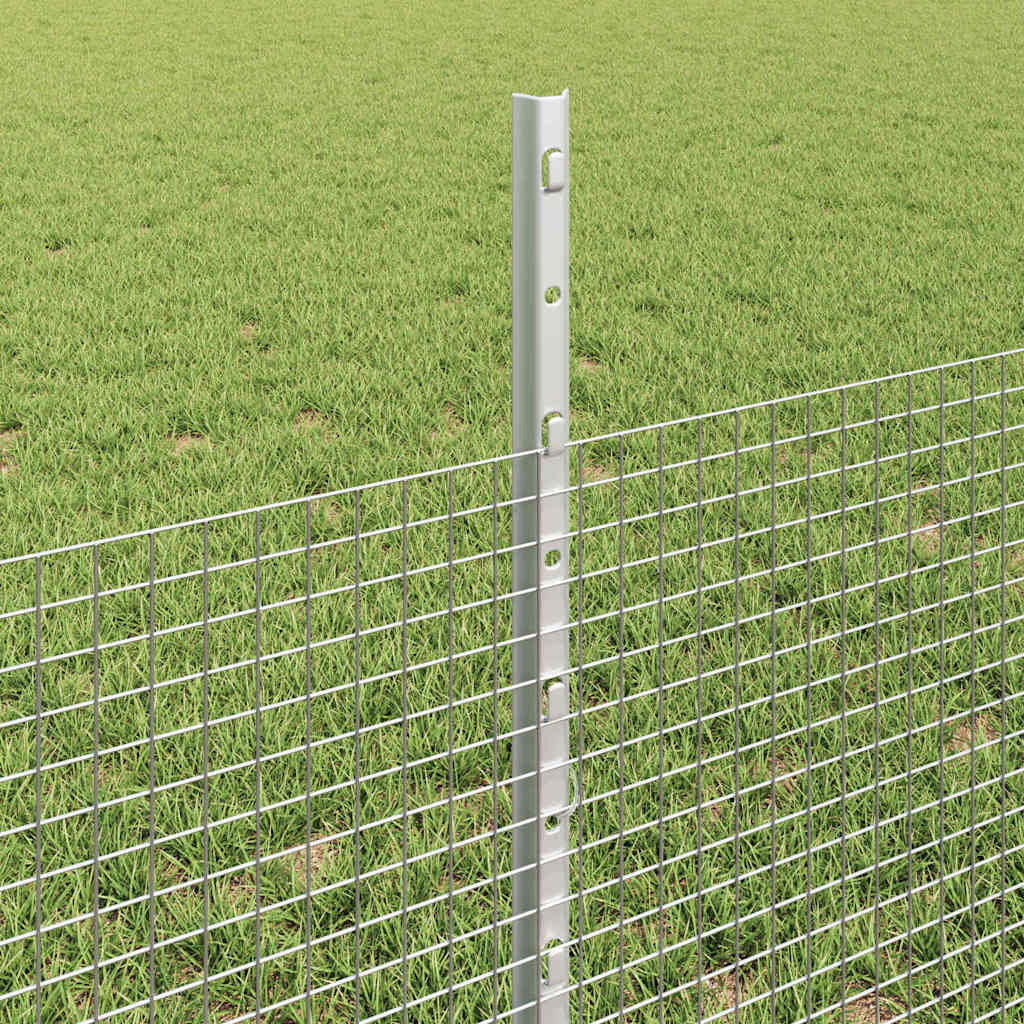 Recinzione in rete saldata con palo 100 x 0,5 m - Acciaio zincato