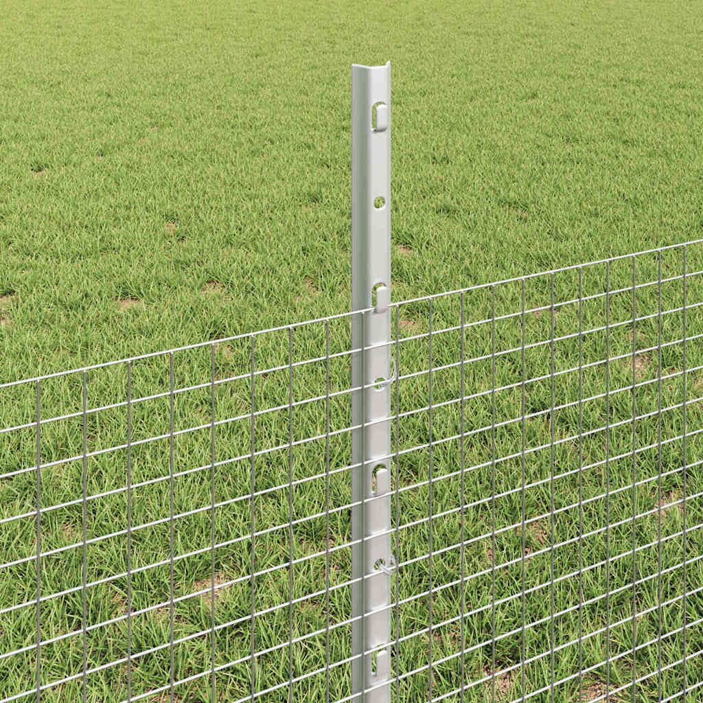 Recinzione in rete saldata con palo 100 x 0,5 m - Acciaio zincato