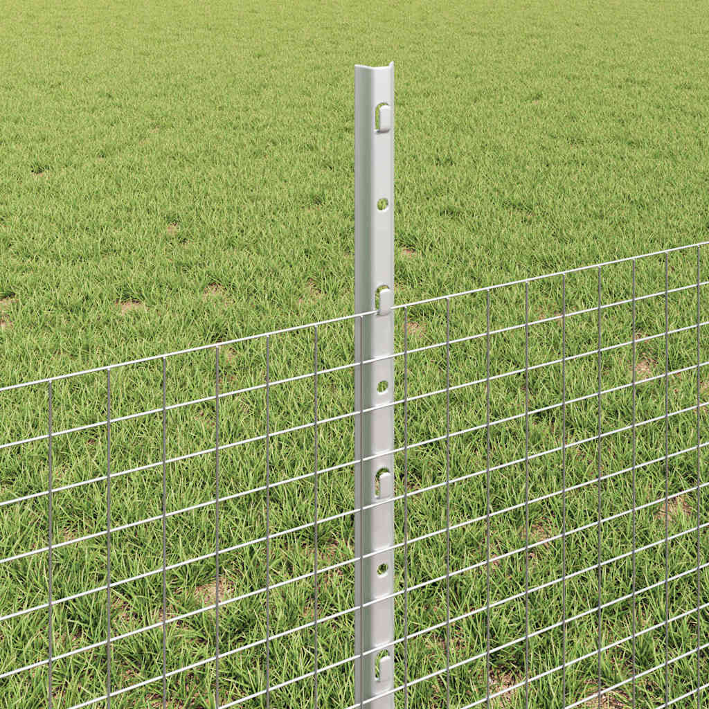 Recinzione in rete saldata con palo 100 x 0,5 m - Acciaio zincato