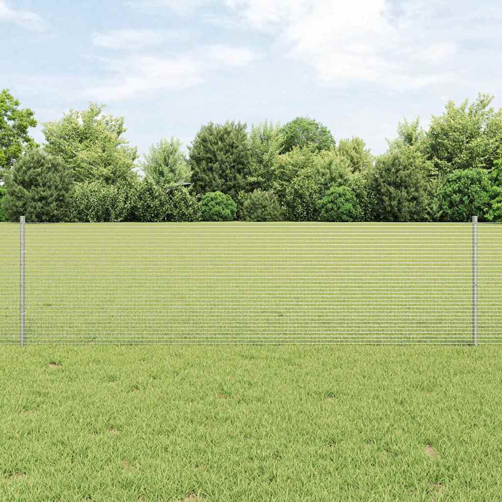 Recinzione in rete saldata con palo 100 x 0,6 m acciaio zincato