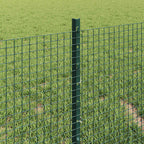 Recinzione in rete saldata con palo 10 x 0,4 m - Acciaio rivestito PVC Verde