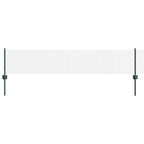Recinzione in rete saldata con palo 10 x 0,4 m - Acciaio rivestito PVC Verde