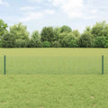 Recinzione in rete saldata con palo 10 x 0,4 m - Acciaio rivestito PVC verde