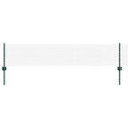 Recinzione in rete saldata con palo 10 x 0,4 m - Acciaio rivestito PVC verde