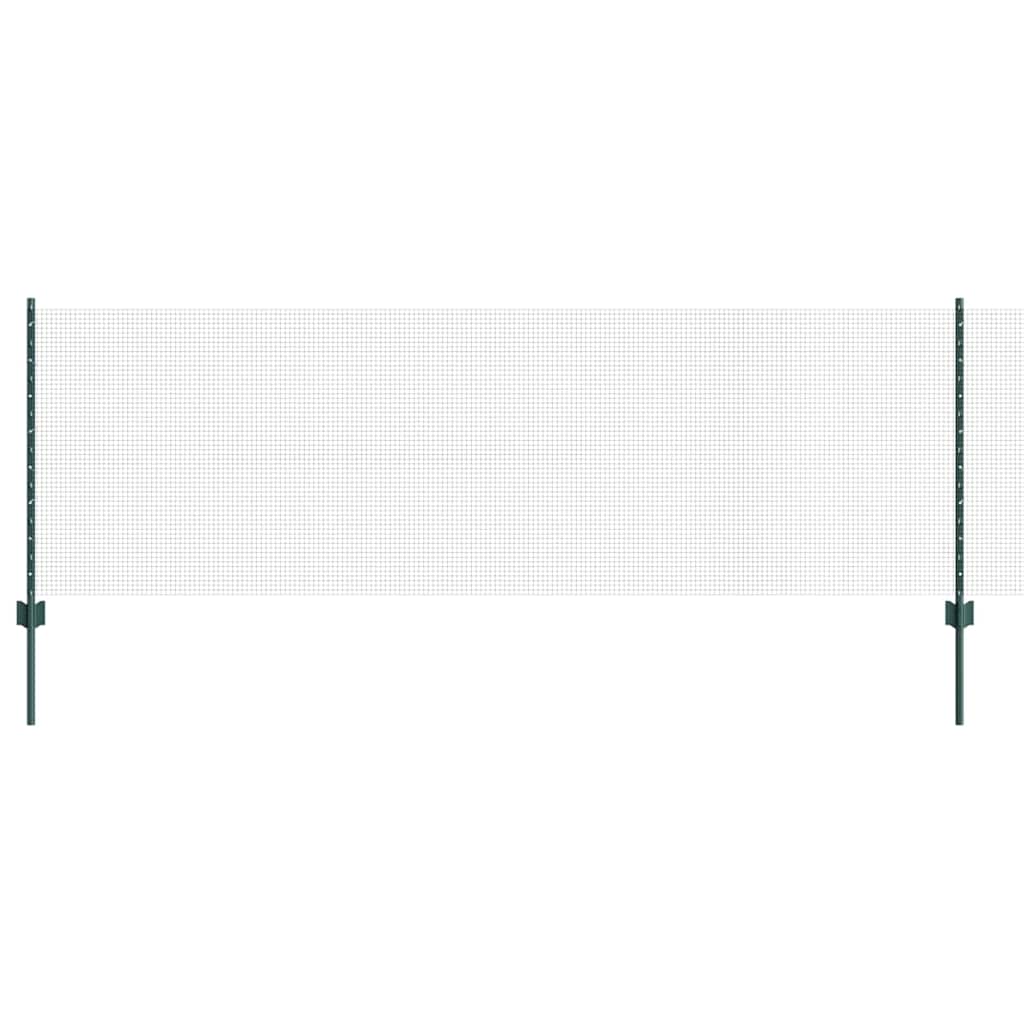 Recinzione in rete saldata con palo 10 x 0,8 m - Acciaio rivestito PVC Verde