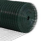 Recinzione in rete saldata con pali 10 x 0,8 m - Acciaio rivestito PVC Verde