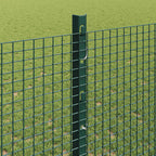 Recinzione in rete saldata con palo 10 x 1,2 m - Acciaio rivestito PVC verde