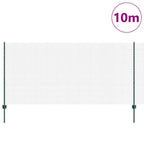 Recinzione in rete saldata con palo 10 x 1,2 m - Acciaio rivestito PVC Verde