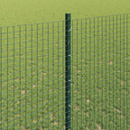 Recinzione in rete saldata con palo 10 x 1,4 m - Acciaio rivestito PVC verde