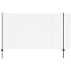 Recinzione in rete saldata con palo 10 x 1,4 m - Acciaio rivestito PVC verde