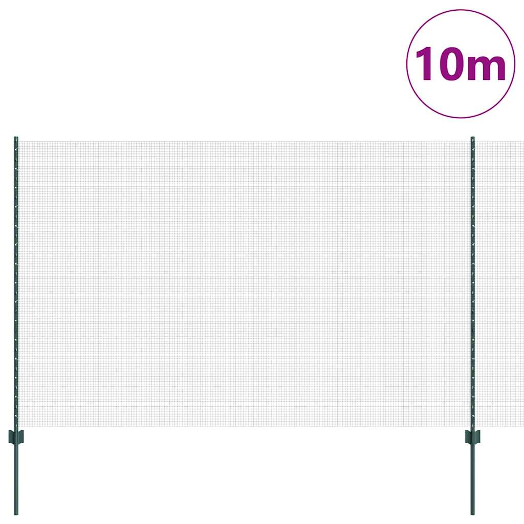 Recinzione in rete saldata con pali 10 x 1,5 m