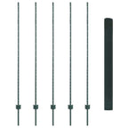 Recinzione in rete saldata con palo 10 x 1,5 m - Acciaio rivestito PVC verde