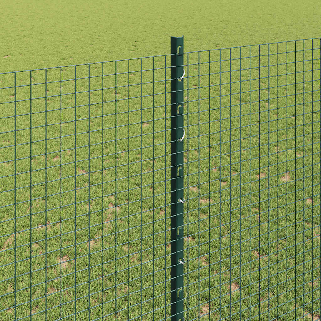 Recinzione in rete saldata con pali 10 x 1,5 m - Acciaio zincato