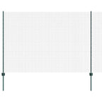 Recinzione in rete saldata con pali 10 x 1,5 m - Acciaio zincato