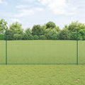 Recinzione in rete saldata con palo 10 x 1,6 m - Acciaio rivestito PVC verde