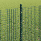 Recinzione in rete saldata con pali 25 x 0,8 m - Acciaio rivestito PVC verde