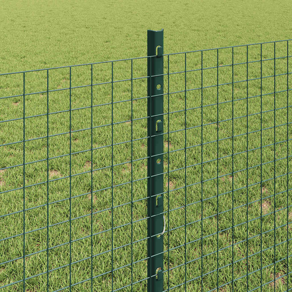 Recinzione in rete saldata con pali 25 x 0,8 m