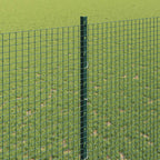 Recinzione in rete saldata con palo 25 x 1,4 m - Acciaio rivestito PVC verde