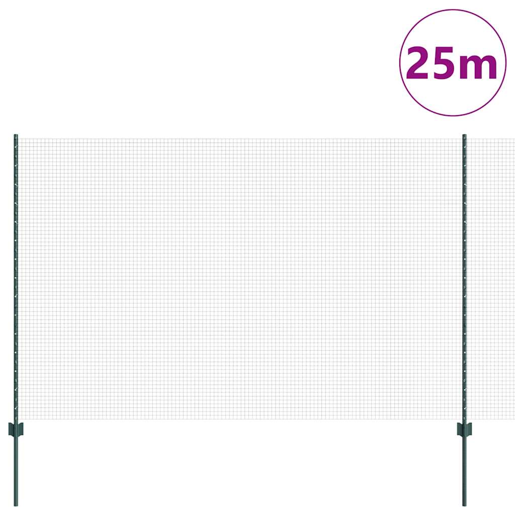 Recinzione in rete saldata con palo 25 x 1,5 m