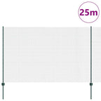 Recinzione in rete saldata con palo 25 x 1,6 m - Acciaio rivestito PVC verde