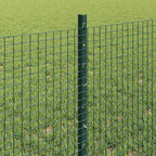 Recinzione in rete saldata con pali 50 x 0,6 m - Acciaio rivestito PVC verde