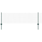 Recinzione in rete saldata con pali 50 x 0,6 m - Acciaio rivestito PVC verde