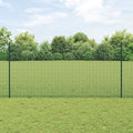 Recinzione in rete saldata con palo 50 x 1,2 m - Acciaio rivestito PVC verde