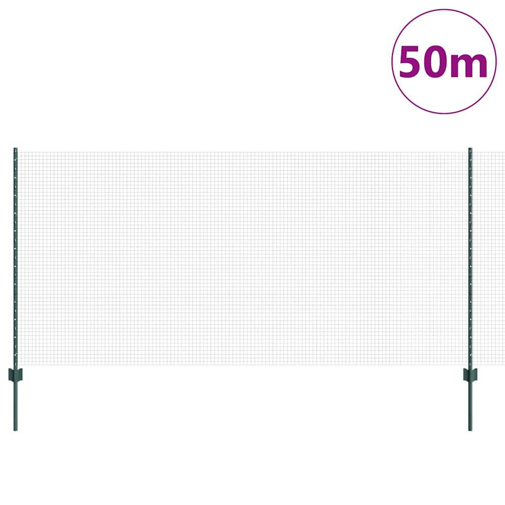 Recinzione in rete saldata con palo 50 x 1,2 m