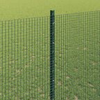 Recinzione in rete saldata con palo 50 x 1,4 m - Acciaio rivestito PVC Verde