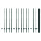 Recinzione in rete saldata con palo 50 x 1,5 m (L x H) - Acciaio rivestito in PVC Verde