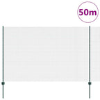 Recinzione in rete saldata con palo 50 x 1,5 m (L x H) - Acciaio rivestito in PVC Verde