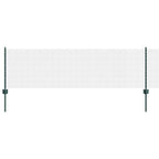 Recinzione in rete saldata con palo 100 x 0,6 m - Acciaio rivestito PVC verde