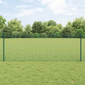 Recinzione in rete saldata con palo 100 x 0,8 m - Acciaio rivestito PVC verde