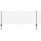 Recinzione in rete saldata con palo 100 x 0,8 m - Acciaio rivestito PVC Verde