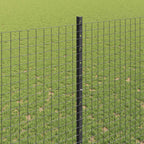 Recinzione in rete saldata zincata 10 x 1,5 m con pali