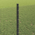 Recinzione in rete saldata con pali 25 x 0,8 m