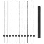 Recinzione in rete saldata con pali 25 x 1,4 m