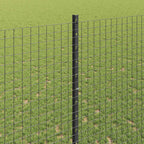 Recinzione in rete saldata con palo 25 x 1,4 m grigia