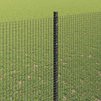 Recinzione in rete saldata con palo 25 x 1,6 m - Acciaio rivestito PVC grigio